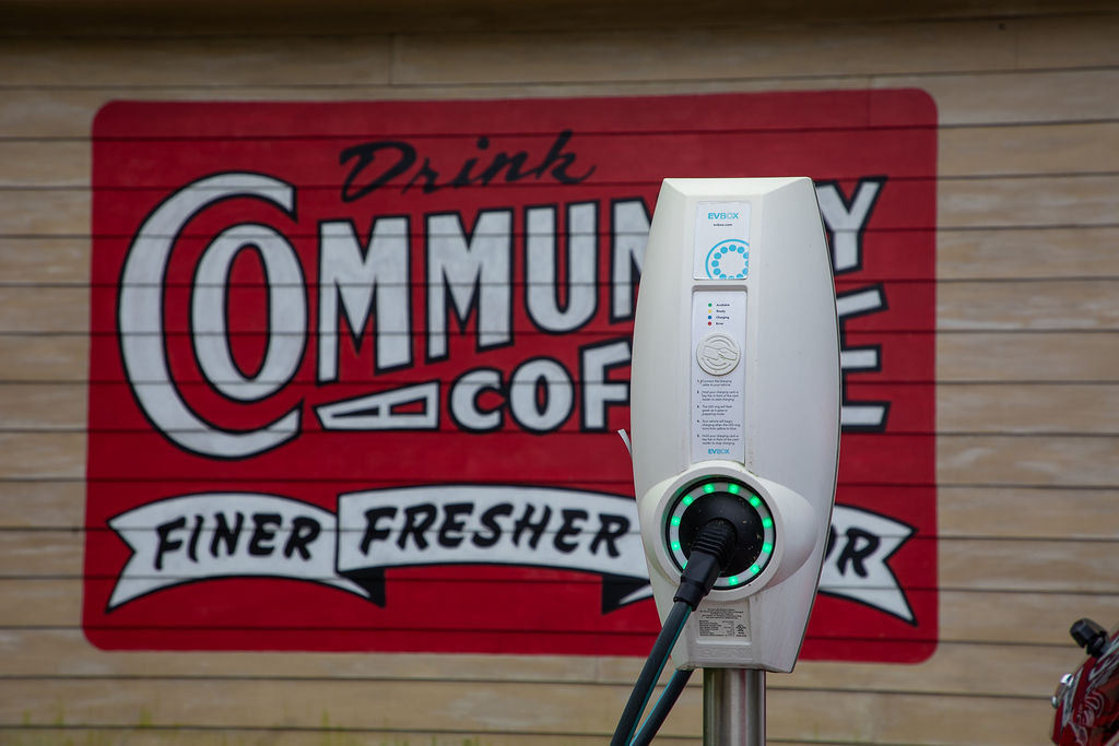 Community Coffee Headquarters EV Chargers
